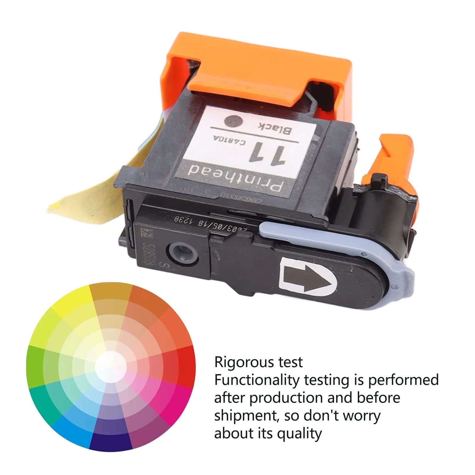 Ayayu Printer Printhead Replacement Black (K) for HP 100 110 111 500 510 800 813 850 | Tested for Smooth Printing - view 2
