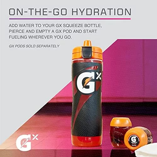 Gatorade Gx 30 Oz (887ml) Squeeze Bottle | Customizable Hydration System thumbnail 3