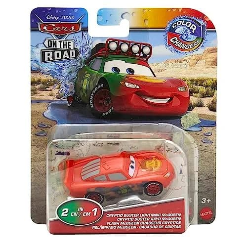 Mattel Disney Cars Color Changers Cryptid Buster Lightning McQueen 16.5cm (6.5 inches) | ASTM Tested Toy Car thumbnail 1