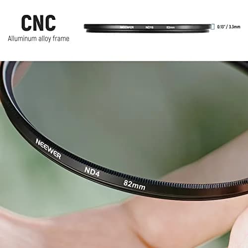 NEEWER 82mm ND Lens Filter Kit: ND2 ND4 ND8 ND16 | Long Exposure & Overexposure Control thumbnail 5