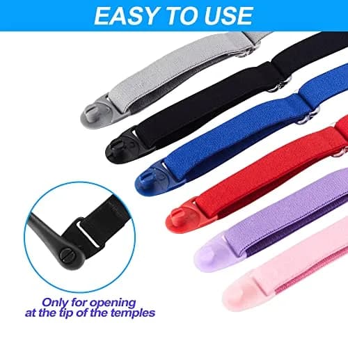 lvvfit Kids Glasses Strap Adjustable Elastic Eyeglasses Band for Toddler Kids Boys Girls | No Tail, Comfort Fit thumbnail 4
