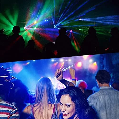 Litake DJ Par Lights, RGB 36 LED Stage Lights Sound Activated,Remote & DMX Controlled, 8 Pack | RGB 36 LEDs for Party & Events thumbnail 6