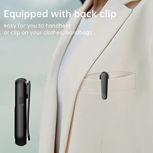 UMUTOO MI03 Pocket FM Radio with Clip Rechargeable Black | Portable Personal FM Receiver for Outdoor Use thumbnail 6