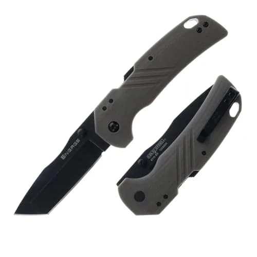 Cold Steel Engage 3in 4116SS Tanto Point Blade 4.25in FDE GFN Handle | Everyday Carry Tactical Folding Knife thumbnail 1