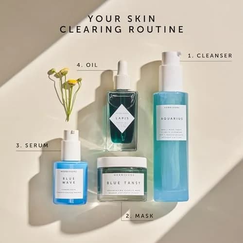 HERBIVORE Lapis Facial Oil 30mL | Balances Oil & Soothes Redness with Blue Tansy & Squalane thumbnail 2
