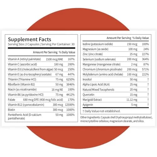 Pattern Wellness Multivitamin for Men & Women – 60 Vegan Capsules | Supports Energy & Whole Body Health thumbnail 9