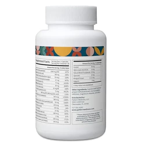 Pattern Wellness Multivitamin for Men & Women – 60 Vegan Capsules | Supports Energy & Whole Body Health thumbnail 3