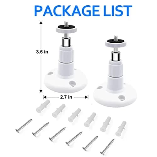 Pefecon Wyze Camera Mount, Wall Mount for Wyze Cam Pan V3 & V4 | Adjustable Indoor/Outdoor Support thumbnail 7