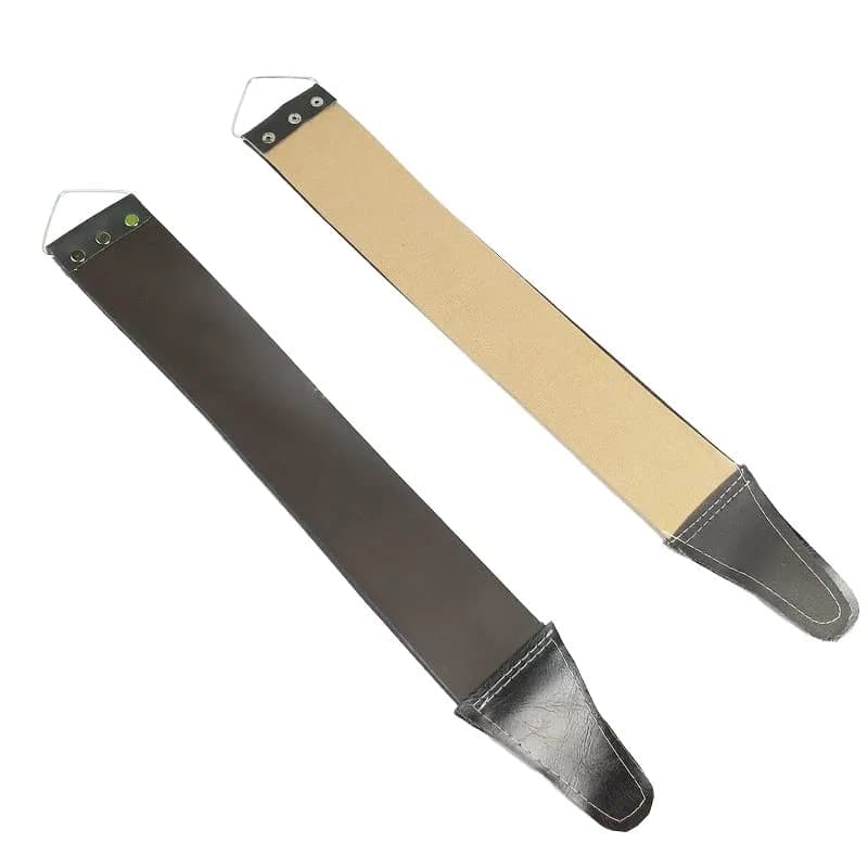 TorSor 2 Pack Razor Sharpener Strap Leather & Canvas | Final Edge Sharpening for Razors & Knives thumbnail 2