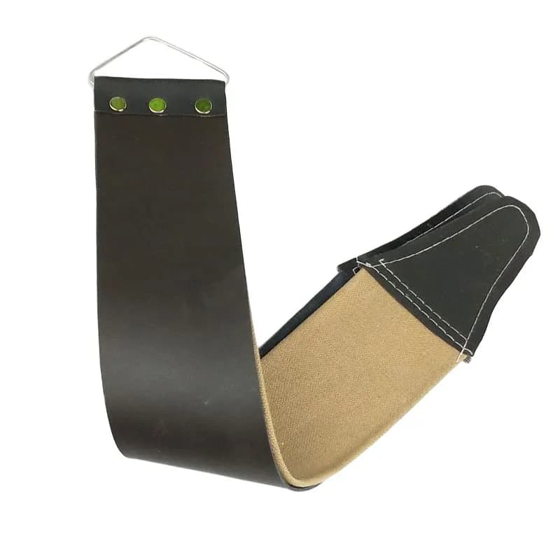 TorSor 2 Pack Razor Sharpener Strap Leather & Canvas | Final Edge Sharpening for Razors & Knives thumbnail 4