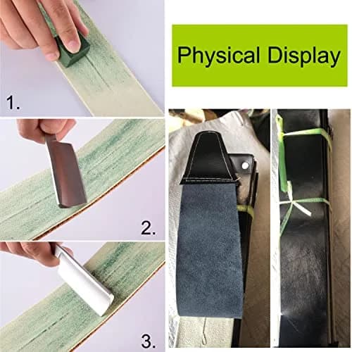 TorSor 2 Pack Razor Sharpener Strap Leather & Canvas | Final Edge Sharpening for Razors & Knives thumbnail 6