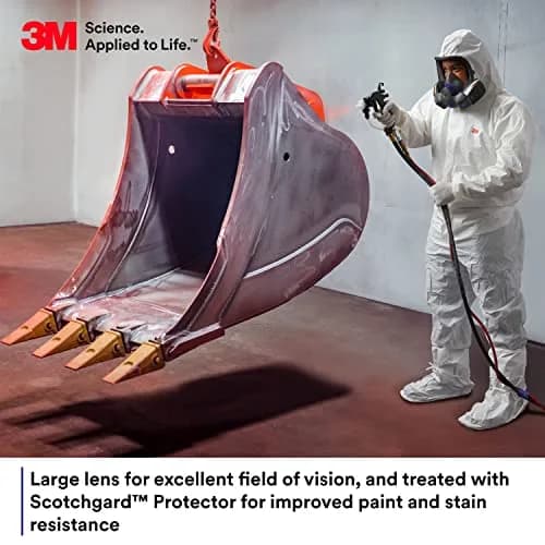 3M Secure Click Full Face Reusable Respirator FF-803 Large | Comfortable, Breathable & Easy Communication thumbnail 3