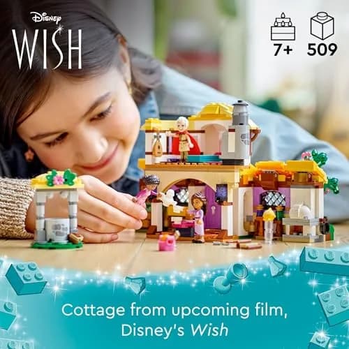 LEGO Disney Wish: Asha’s Cottage 43231 Building Toy Set for Kids 7+ | Role-Play & Collectible Fun thumbnail 2
