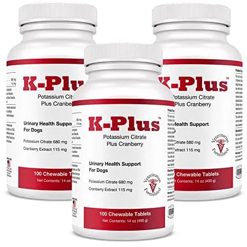 Pet Health Solutions Potassium Supplement for Dogs & Cats 3 Pack Chewable Tablets | Supports Urinary & Kidney Health thumbnail 1