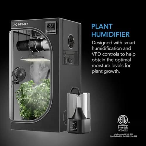 AC Infinity CLOUDFORGE T3 Plant Humidifier 4.5L | Smart VPD & Humidity Control for Growers thumbnail 2