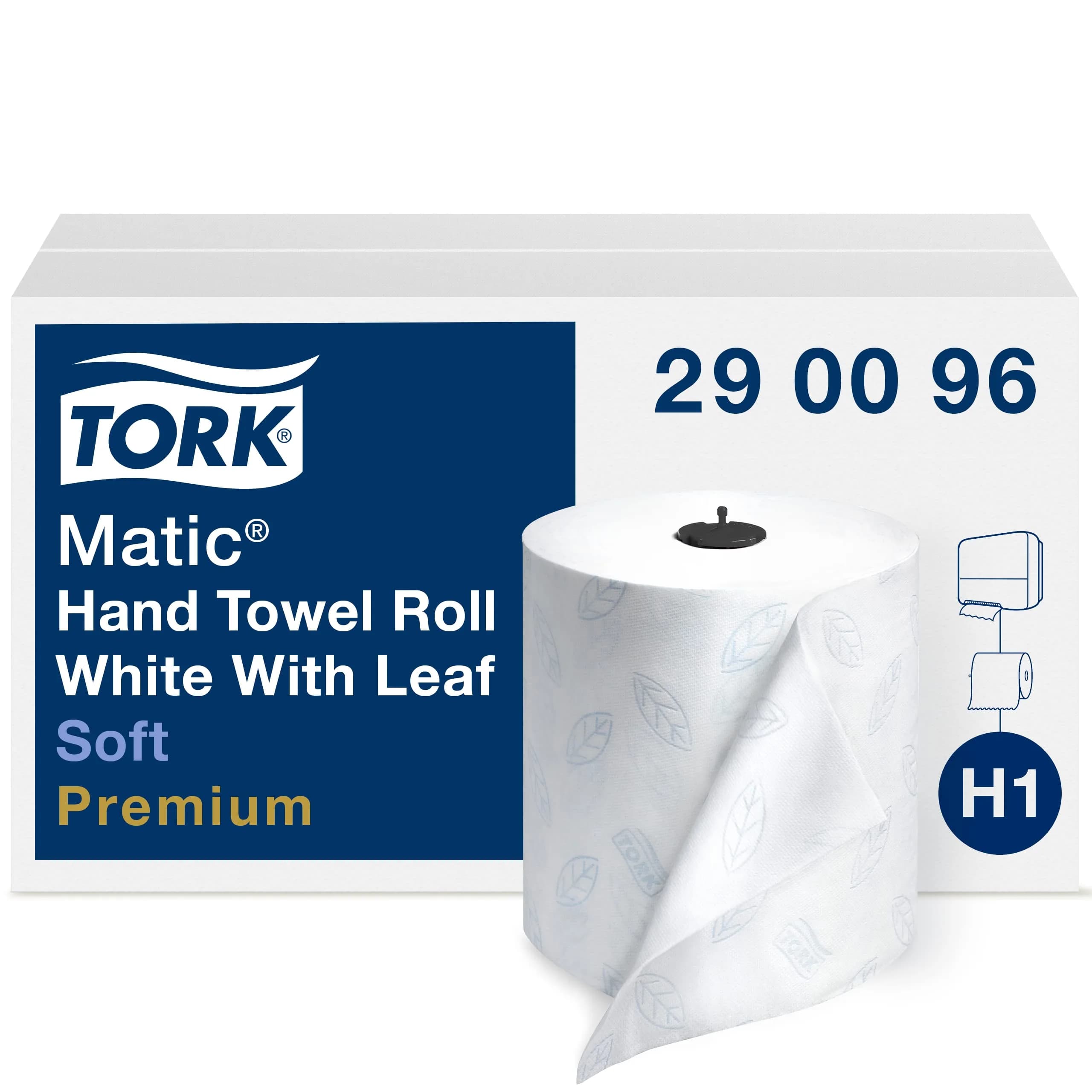 Tork Matic Soft Hand Towel Roll & Mini Jumbo Bath Tissue Roll - 12 Rolls | Bulk Size Paper Towel - view 2