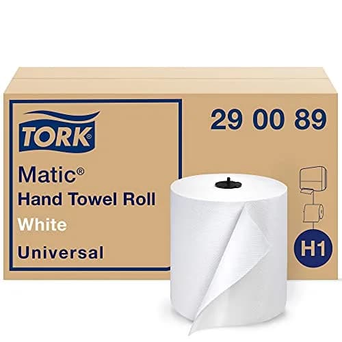 Tork Matic Soft Hand Towel Roll, White, 6 Rolls x 700 ft | Eco-Friendly Bulk Size thumbnail 5