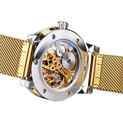 FORSINING Retro Skeleton Automatic Watch 49mm (1.93in) | Luxury Mechanical Watch with Diamond Dial thumbnail 4