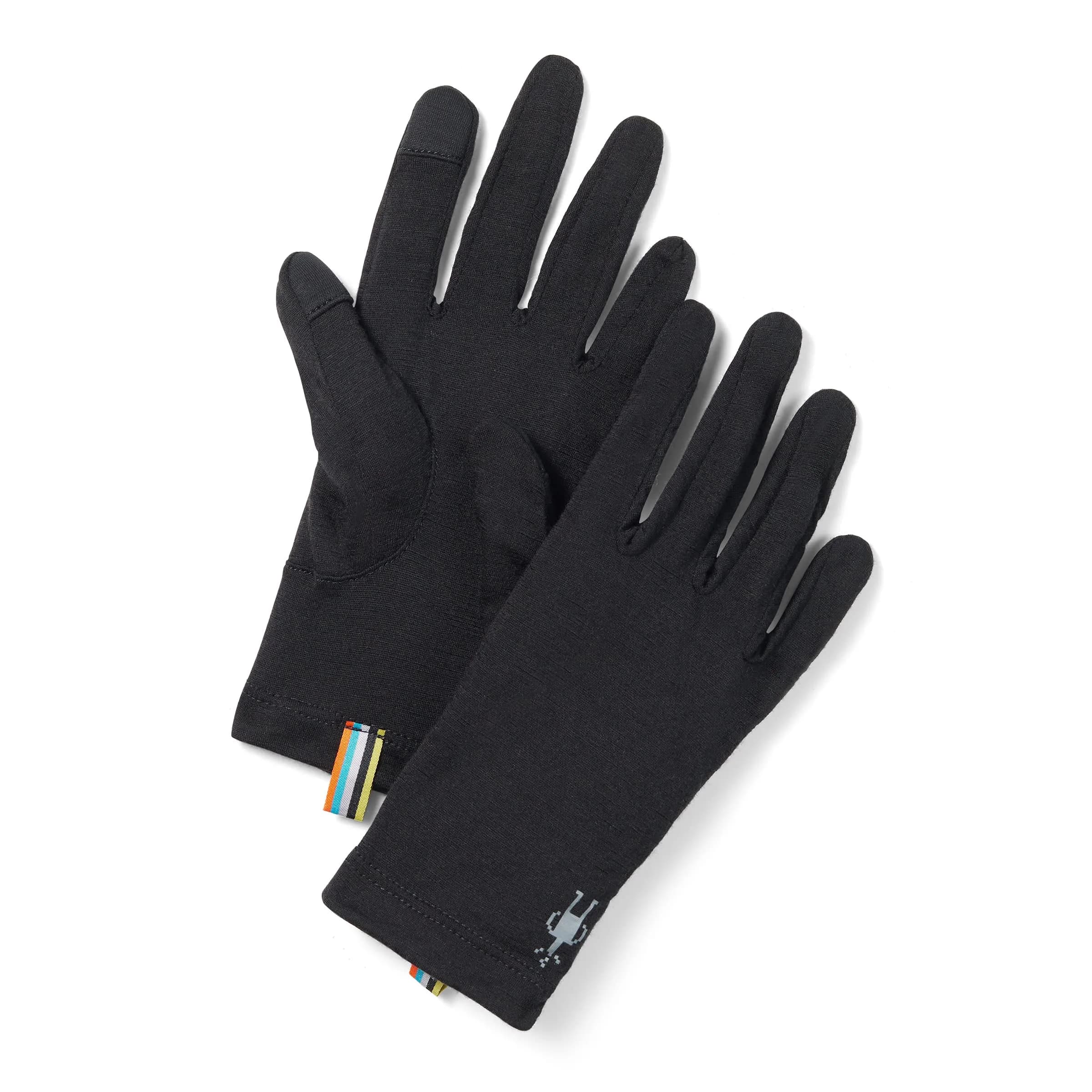 Smartwool Merino Wool Glove | Touchscreen Compatible Winter Gloves for Men and Women, Small — Black