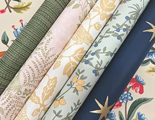 Erin & Ben Co. Vintage Duck Egg Lemon Grove Premium Peel and Stick Wallpaper, 20.5 in x 20 ft | Vintage Botanical Design thumbnail 5