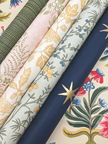 Erin & Ben Co. Vintage Duck Egg Lemon Grove Premium Peel and Stick Wallpaper, 20.5 in x 20 ft | Vintage Botanical Design thumbnail 6