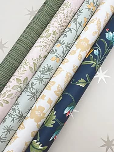 Erin & Ben Co. Vintage Duck Egg Lemon Grove Premium Peel and Stick Wallpaper, 20.5 in x 20 ft | Vintage Botanical Design thumbnail 7