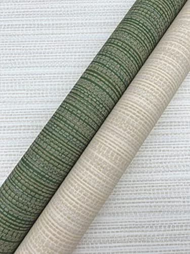 Erin & Ben Co. PSW1449RL Warm Wheat Tick Mark Texture Premium Peel and Stick Wallpaper, Beige | Modern Geometric Design, 20.5 inches x 20 feet thumbnail 4