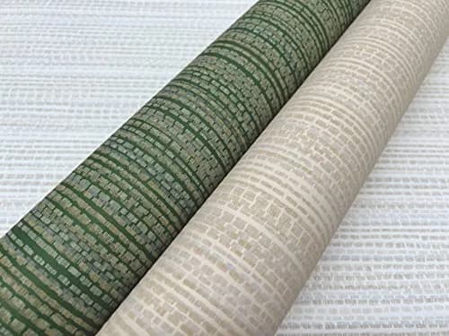 Erin & Ben Co. PSW1449RL Warm Wheat Tick Mark Texture Premium Peel and Stick Wallpaper, Beige | Modern Geometric Design, 20.5 inches x 20 feet thumbnail 5