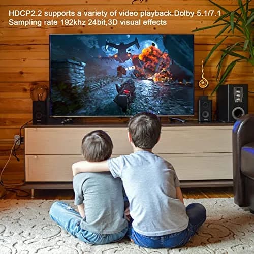 DiamondTiger 8K HDMI 2.1 Switch 4 in 1 Out | 8K@60Hz, 4K@120Hz, VRR, Dolby Vision, Aluminum Shell thumbnail 4