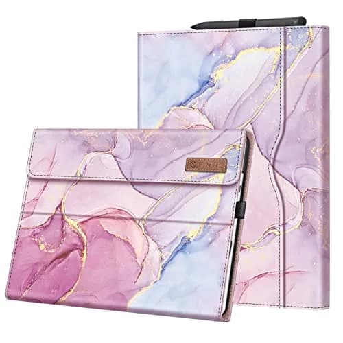 FINTIE Portfolio Case for 13 inch Microsoft Surface Pro 12th (2026)/11/10/9 | Multi-Angle Stand & Premium Faux Leather thumbnail 1