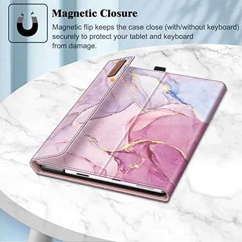 FINTIE Portfolio Case for 13 inch Microsoft Surface Pro 12th (2026)/11/10/9 | Multi-Angle Stand & Premium Faux Leather thumbnail 6