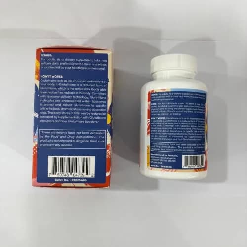 Prunucis Liposomal Glutathione 60 Softgels | Antioxidant Support with Liposomal Technology thumbnail 3