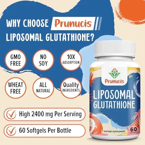 Prunucis Liposomal Glutathione 120 Softgels | High Absorption, Antioxidant Support thumbnail 3