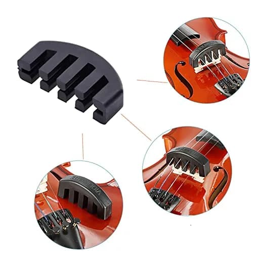 SUEWIO Adjustable Violin Shoulder Rest for 1/2 Size, Kids & Beginners with Foam Pad & Height Adjustable Feet | Ergonomic Support thumbnail 4