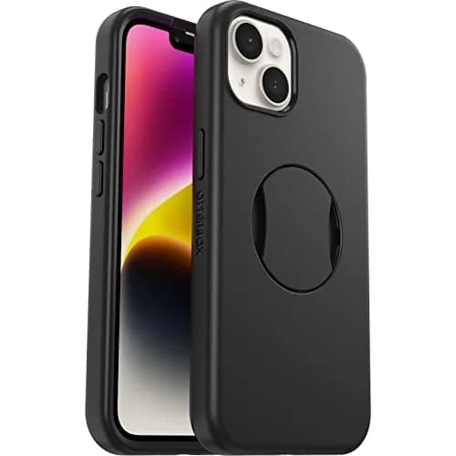 OtterBox OTTERGRIP Symmetry Series Case for iPhone 14 and iPhone 13 - Black | MagSafe & Drop Protection thumbnail 1