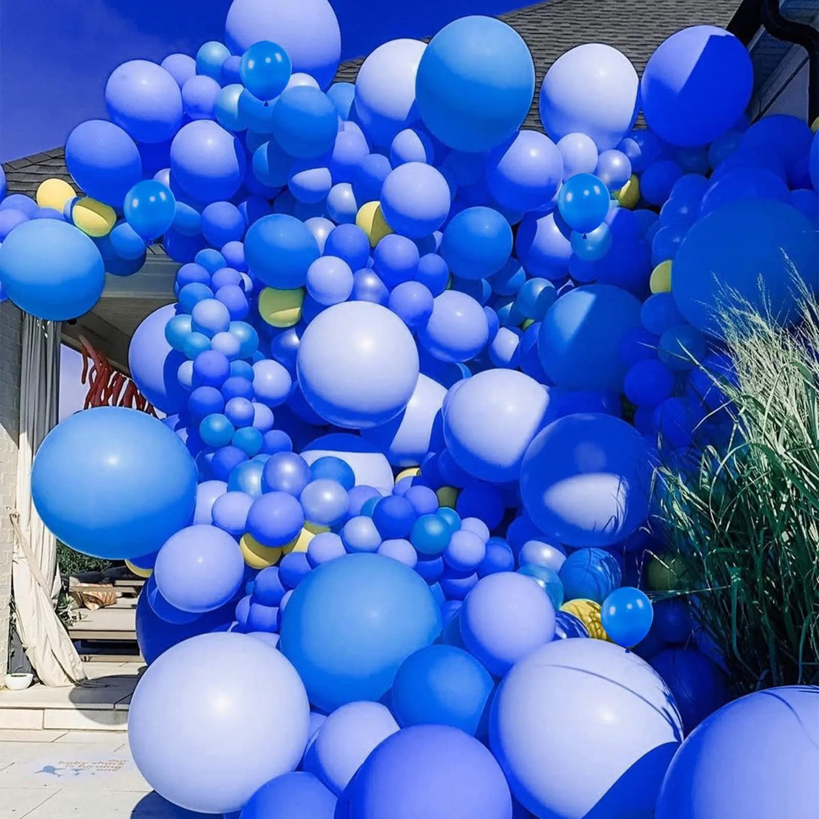 KUULBELA Blue Balloons 110Pcs, 5 Inch Small Latex Party Balloons | Assorted Colors Balloon - view 5