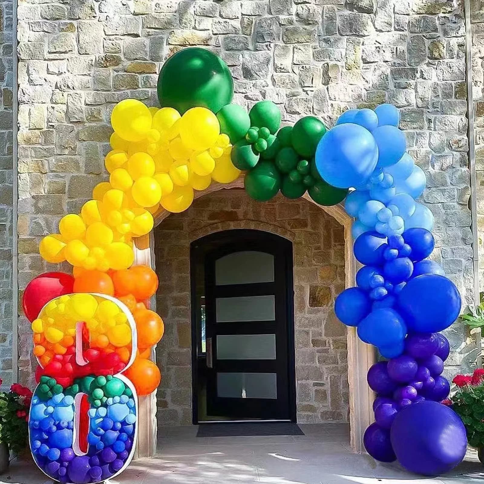 KUULBELA Blue Balloons 110Pcs, 5 Inch Small Latex Party Balloons | Assorted Colors Balloon - view 6