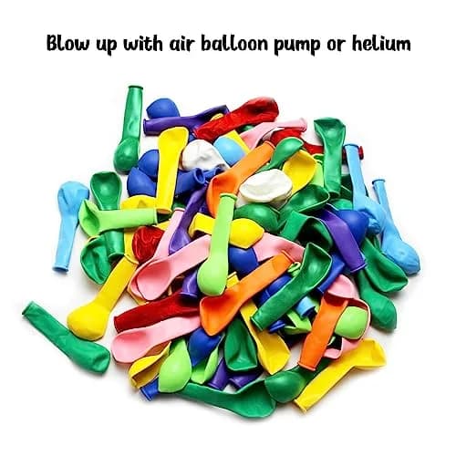 KUULBELA 5 Inch Latex Balloons Assorted Colors, 110 Pcs | 12.7 cm (5 Inch) Balloons for Parties thumbnail 4