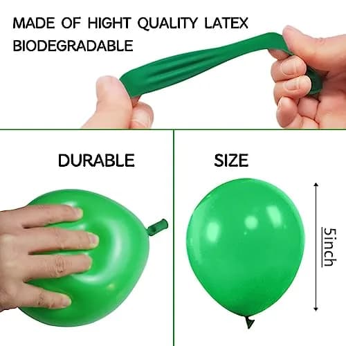 KUULBELA 5 Inch Latex Balloons Assorted Colors, 110 Pcs | 12.7 cm (5 Inch) Balloons for Parties thumbnail 3