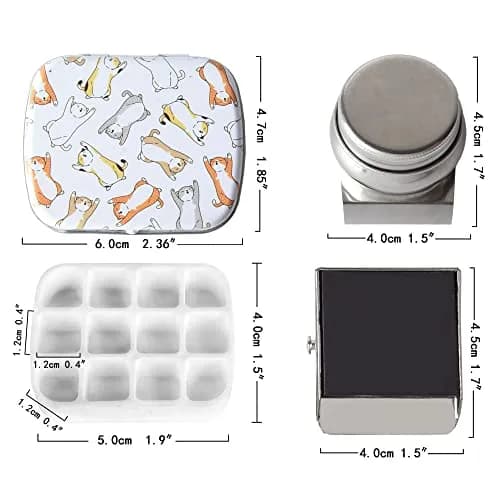 Qianshan Portable Travel Watercolor Palette, 12-Well Mini Metal Tin Box | Compact Artist Set for On-the-Go Painting thumbnail 3