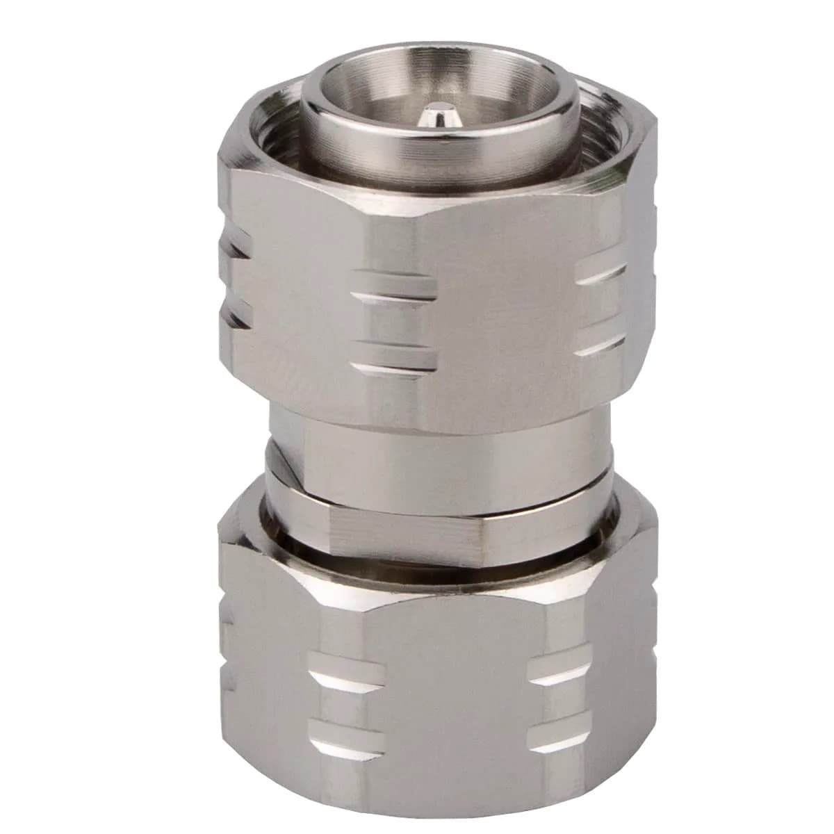 Whisary 4.3-10 Mini DIN Male to N Male Adapter 60g | Low PIM 163dBc RF Connector — MiniDin male to male