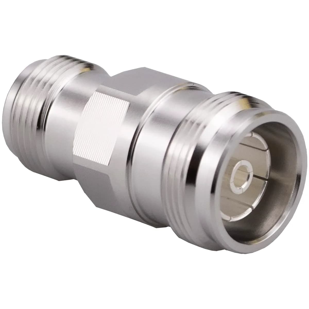 Whisary 4.3-10 Mini DIN Female to N Female Adapter 50 Ohm | RF Applications — MiniDin female to N female