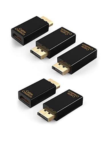 CableCreation Active DisplayPort to HDMI Adapter 5 Pack, 1080P DP to HDMI | Unidirectional Gold-Plated Connector thumbnail 1