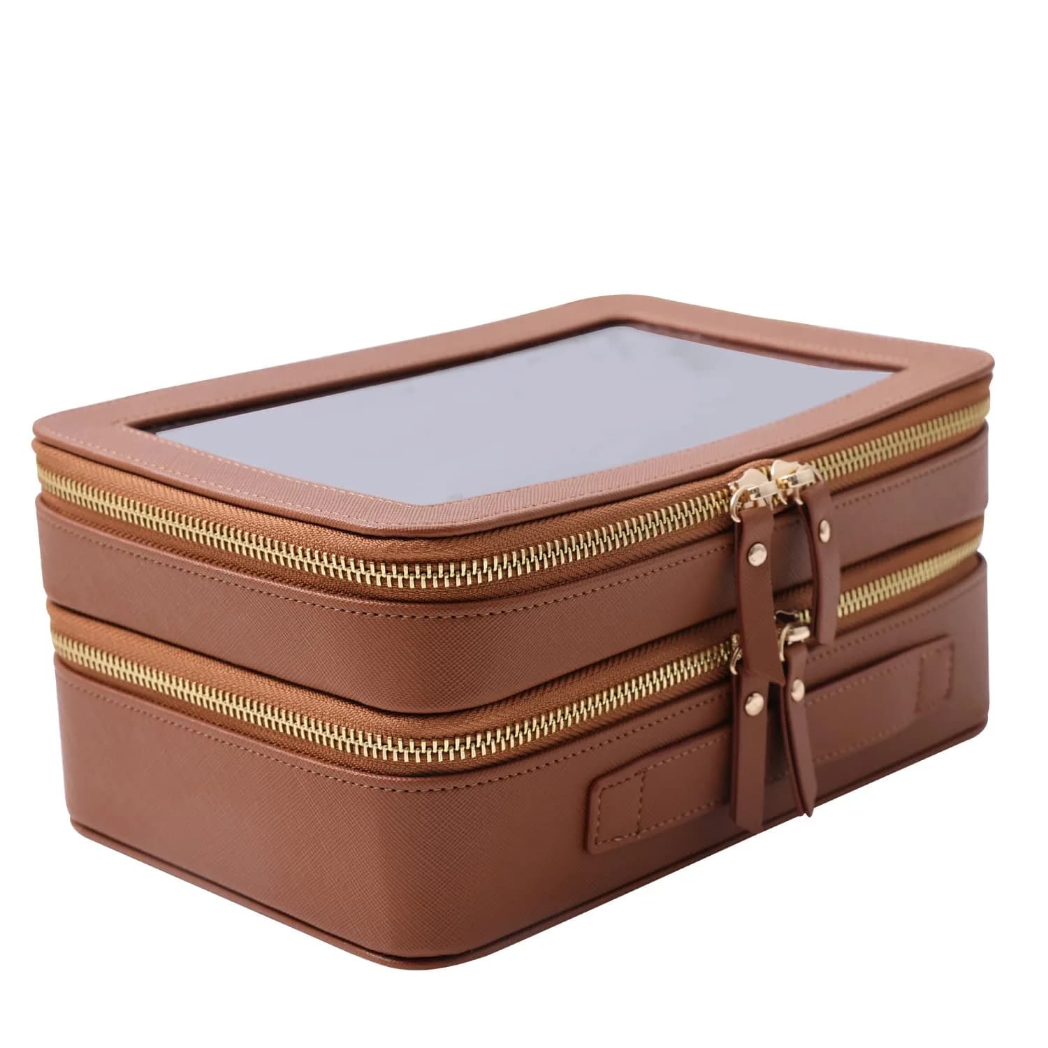 SANHECUN Clear Travel Toiletry Bag 22.86cm x 15.24cm x 10.67cm | TSA Compliant Makeup Organizer - main product image