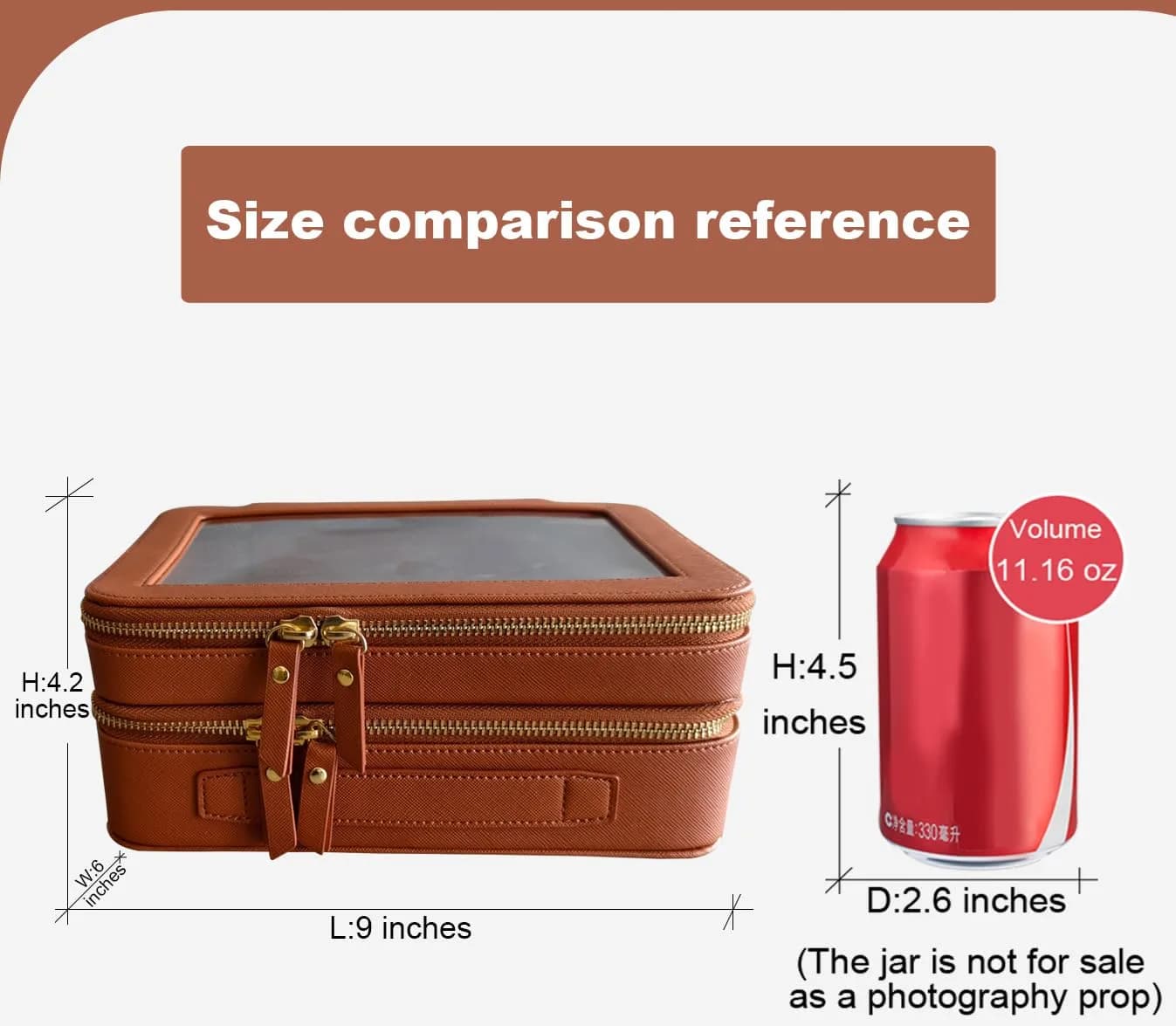 SANHECUN Clear Travel Toiletry Bag 22.86cm x 15.24cm x 10.67cm | TSA Compliant Makeup Organizer - view 7