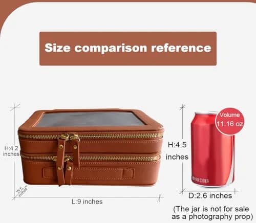 SANHECUN Clear Travel Toiletry Bag 22.86cm x 15.24cm x 10.67cm | TSA Compliant Makeup Organizer thumbnail 7