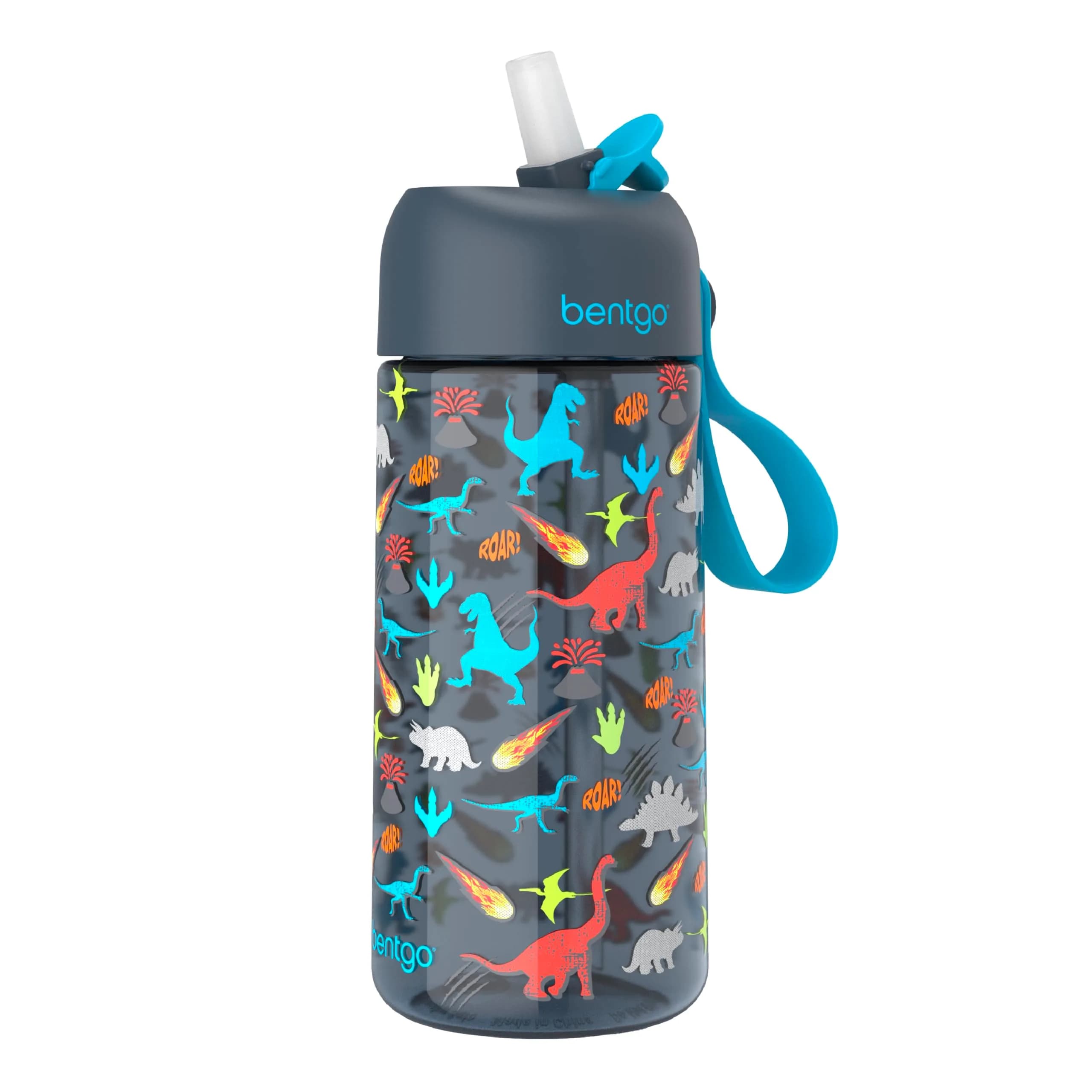 Bentgo Kids Water Bottle, Leak-Proof, Bite & Sip Spout, 15 fl oz | Durable Tritan, Kid-Friendly Colors - main product image