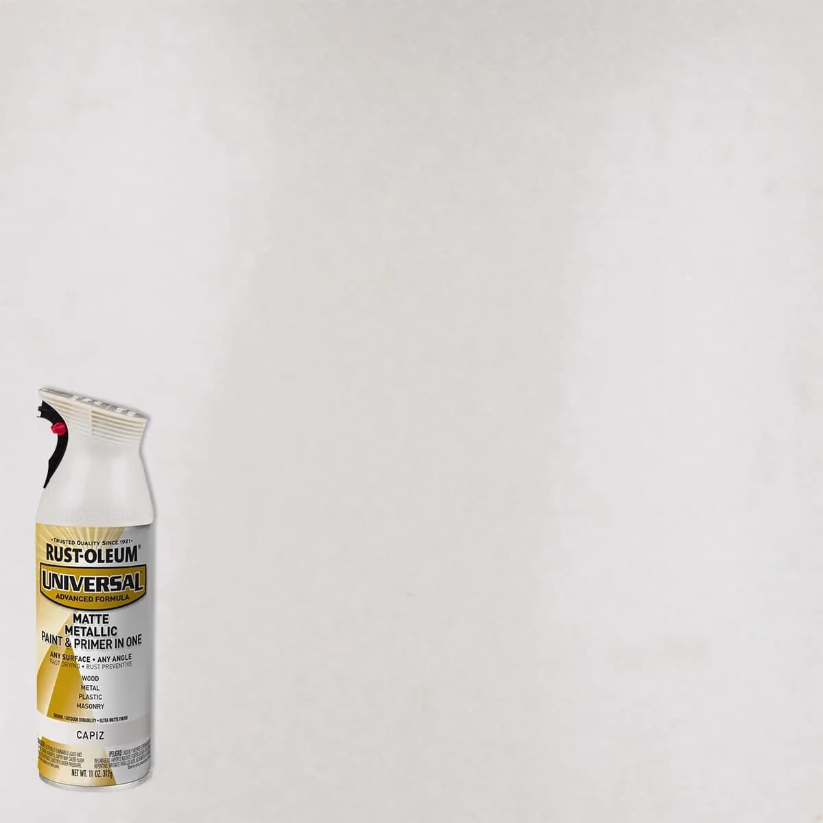 Rust-Oleum Universal All Surface Matte Capiz Clear Topcoat Spray, 11 oz (1 Pack) - Matte Metallic Finish - view 2