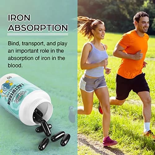 Pepeior Liposomal Bovine Lactoferrin 1000 mg | Higher Absorption for Iron & Immunity (100-120c) thumbnail 4