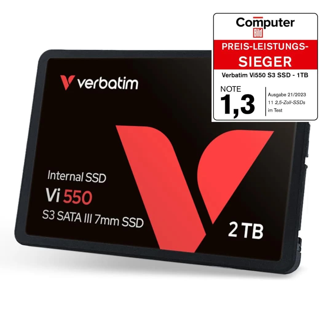 Verbatim Vi550 2TB Internal SSD SATA III 2.5-inch | 550 MB/s Read, 500 MB/s Write - view 5